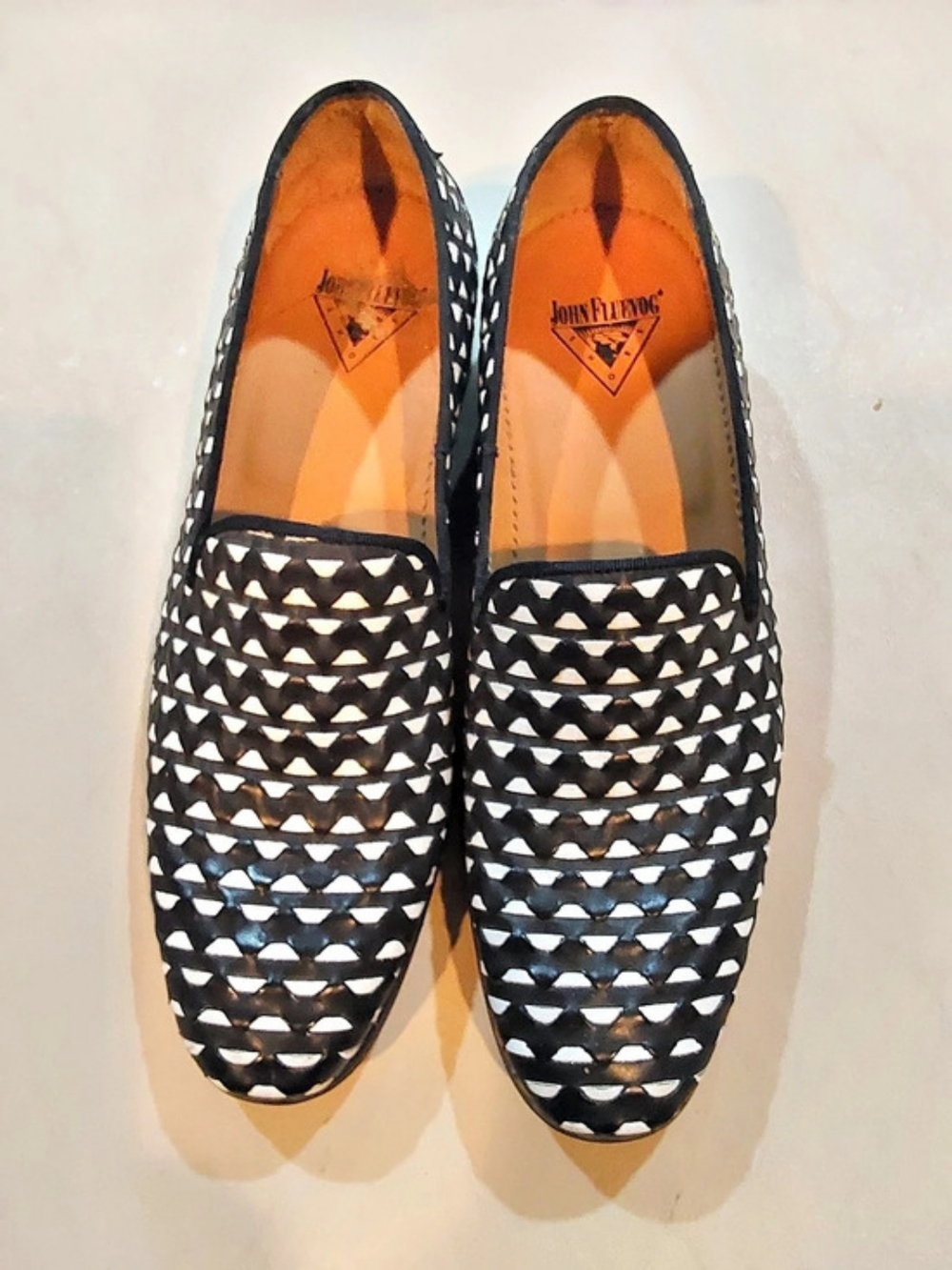 John Fluevog Black & White Dress Shoe